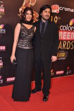 Sonali Bendre, Goldie Behl at Screen Awards red carpet in Mumbai on 12th Jan 2013 (432).JPG